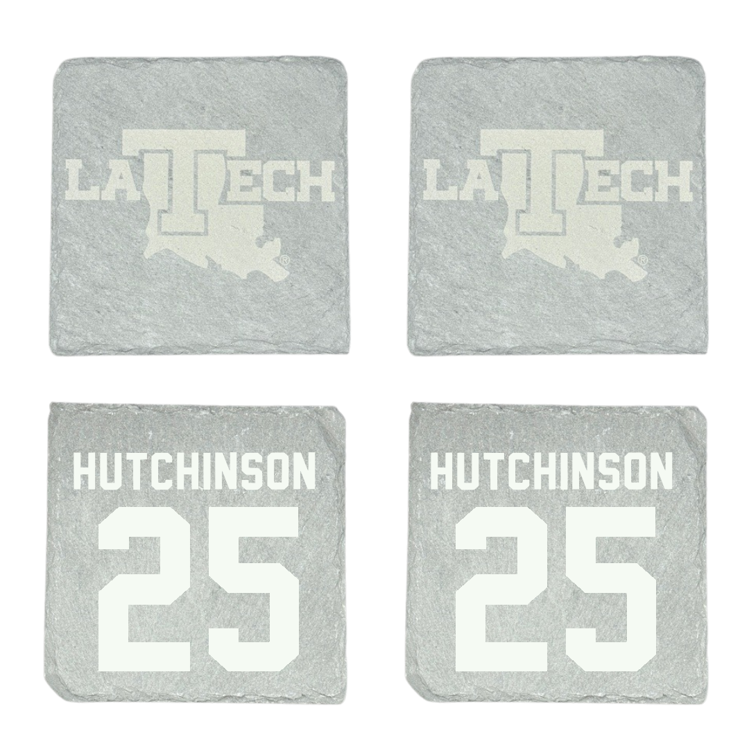 Louisiana Tech University Softball Stone Coaster (4 Pack)  - #25 Emma Hutchinson