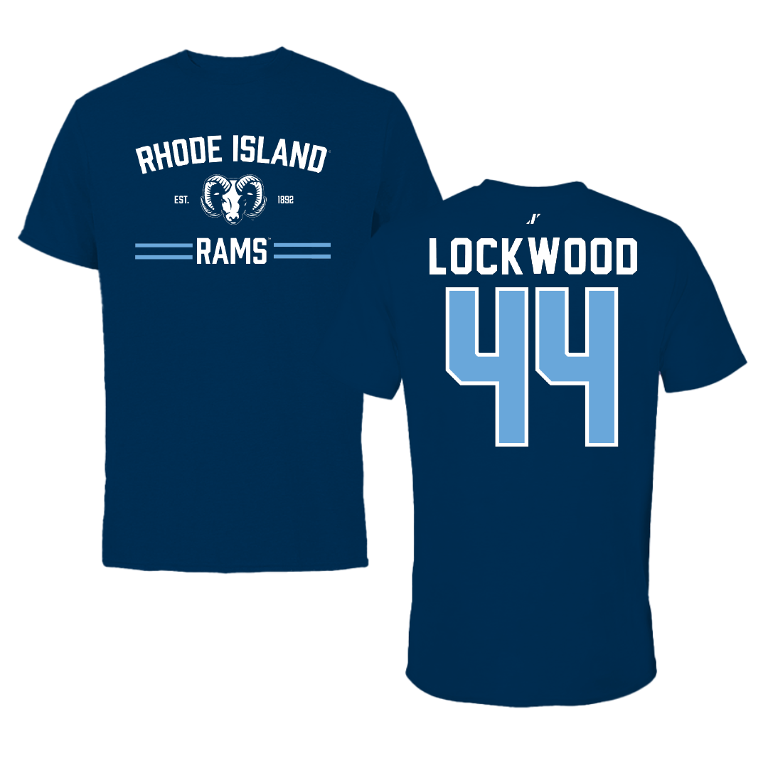 University of Rhode Island Lacrosse Navy General Tee - #44 Zoe Lockwood