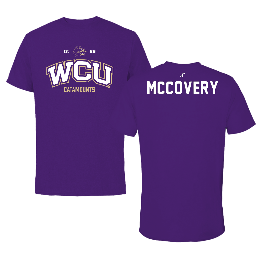 Western Carolina University TF and XC Purple General Tee - Langston McCovery