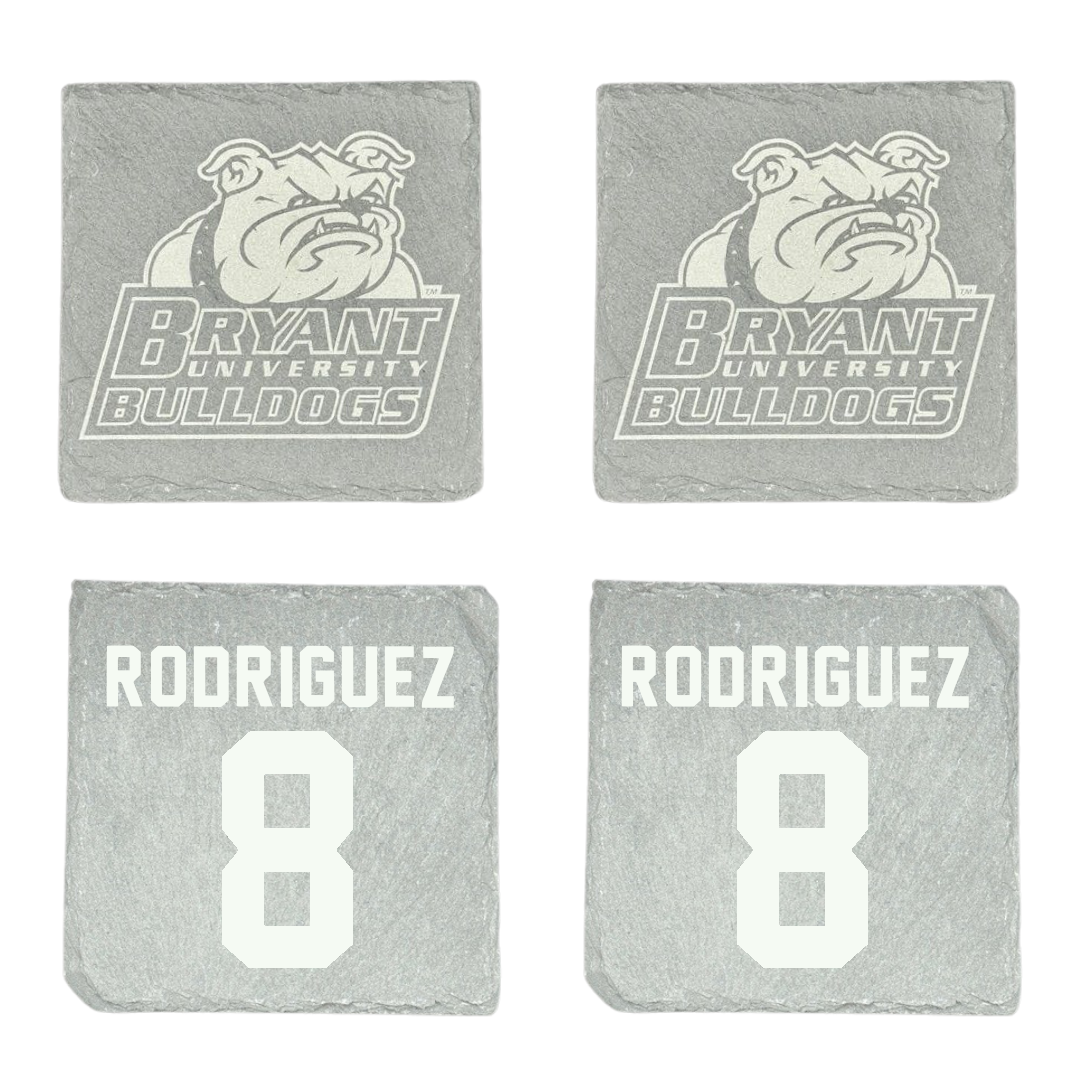 Bryant University Soccer Stone Coaster (4 Pack)  - #8 Diego Rodriguez