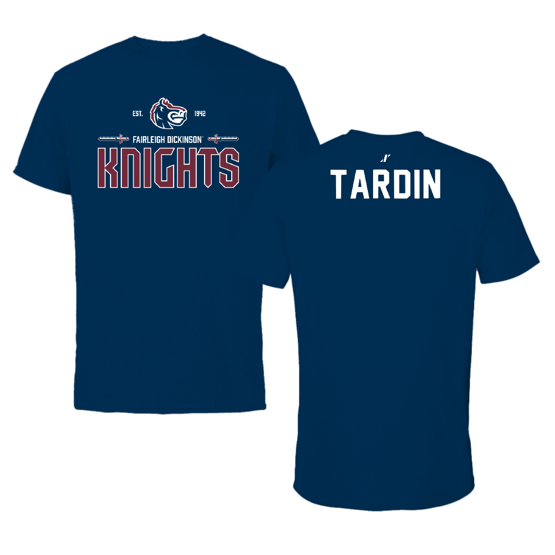 Fairleigh Dickinson University-Metropolitan Campus Tennis Navy General Performance Tee - Fernando Tardin
