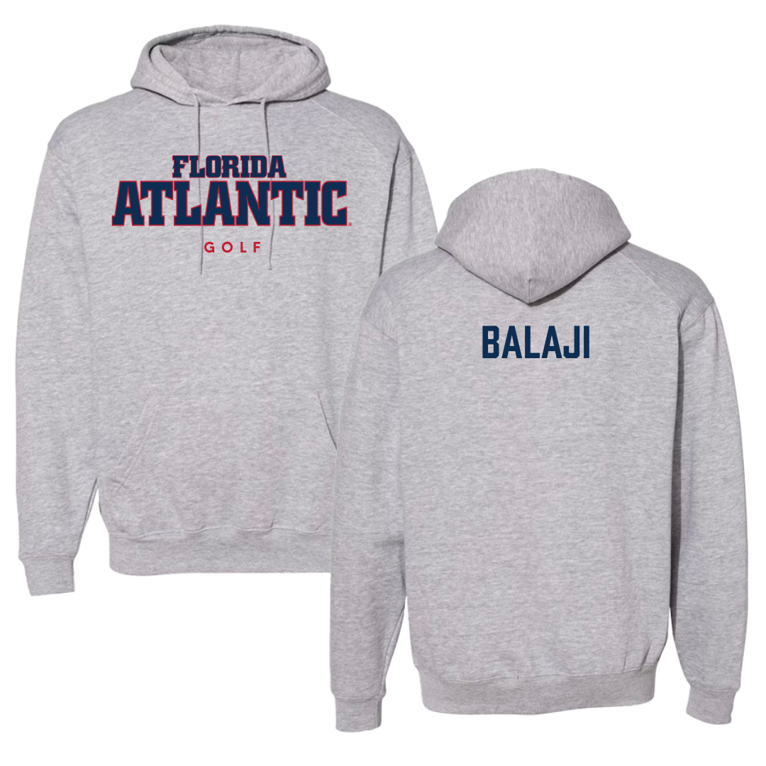 Florida Atlantic University Golf Gray Hoodie - Mohit Balaji