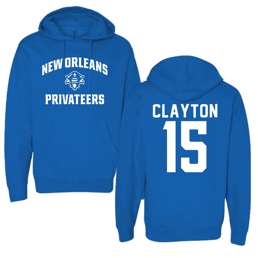 University of New Orleans Baseball Blue General Hoodie - #15 Canaan Clayton