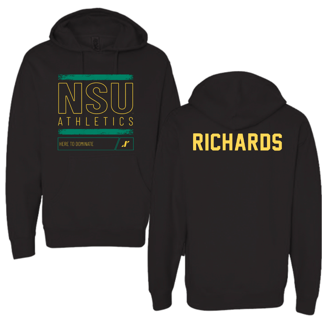 Norfolk State University TF and XC Black Dominate Hoodie - Indya Richards