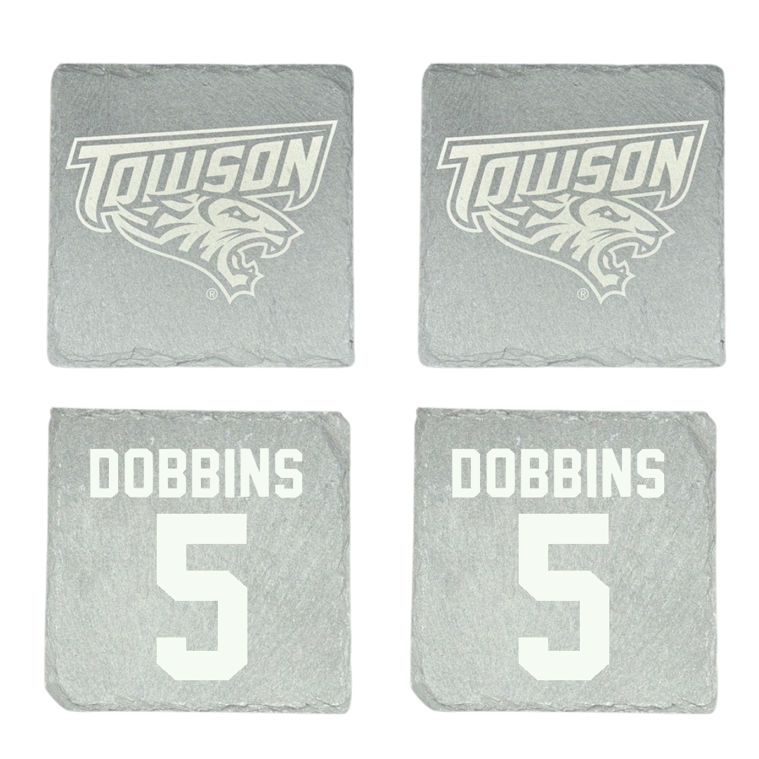 Towson University Field Hockey Stone Coaster (4 Pack)  - #5 Tatum Dobbins