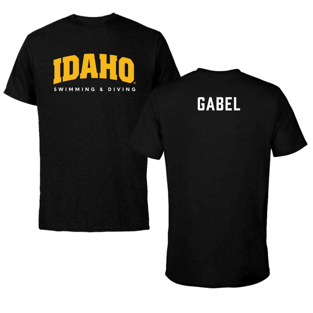 University of Idaho Swimming & Diving Black Idaho Performance Tee - Cadence Gabel