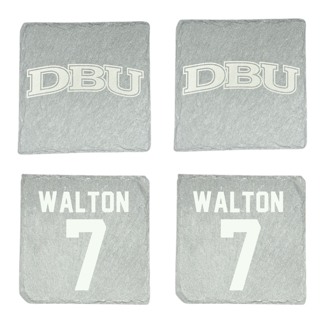 Dallas Baptist University Volleyball Stone Coaster (4 Pack)  - #7 Aryn Walton