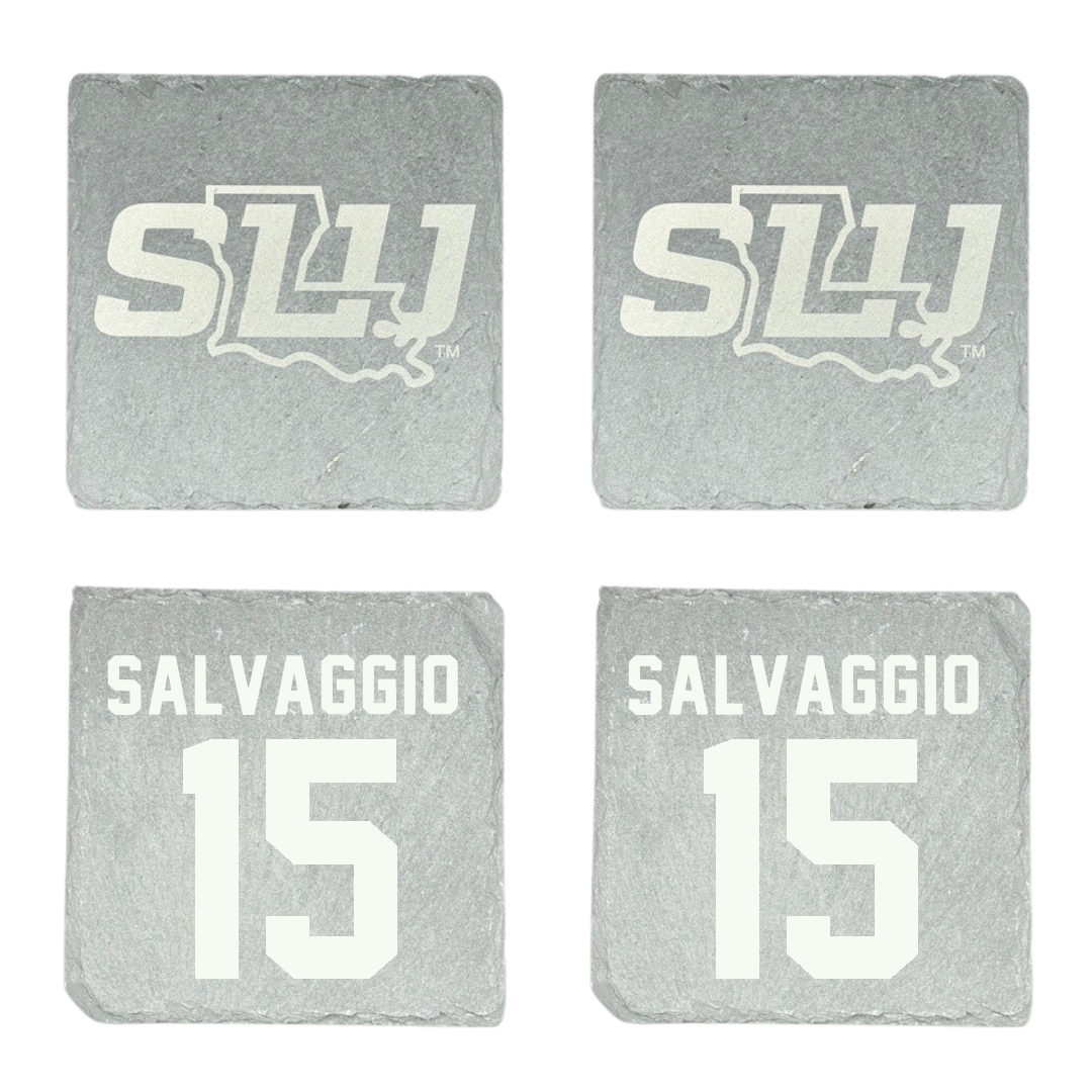 Southeastern Louisiana University Baseball Stone Coaster (4 Pack)  - #15 TJ Salvaggio