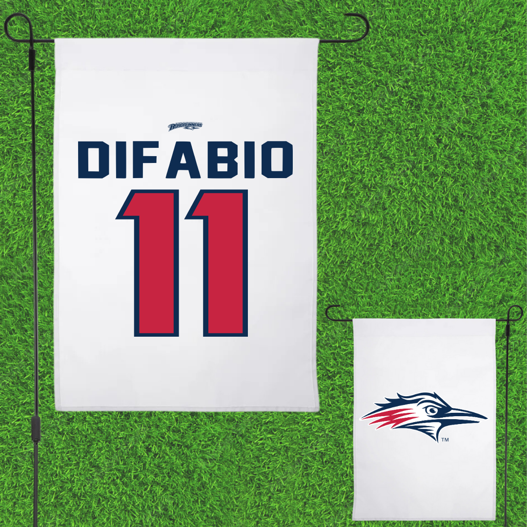 Metropolitan State University of Denver Softball White Garden Flag - #11 Hannah DiFabio