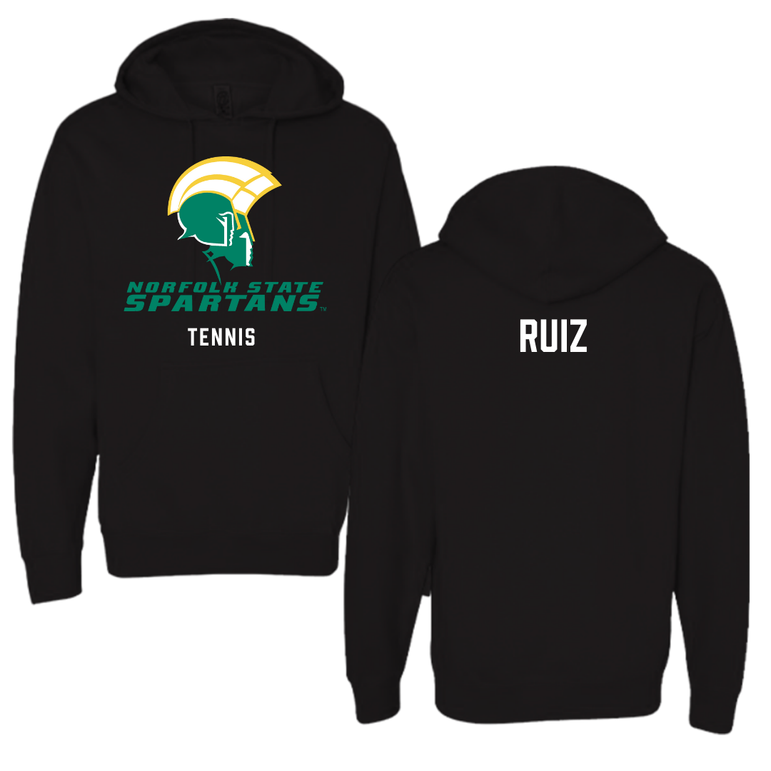 Norfolk State University Tennis Black Hoodie - Laura Ruiz