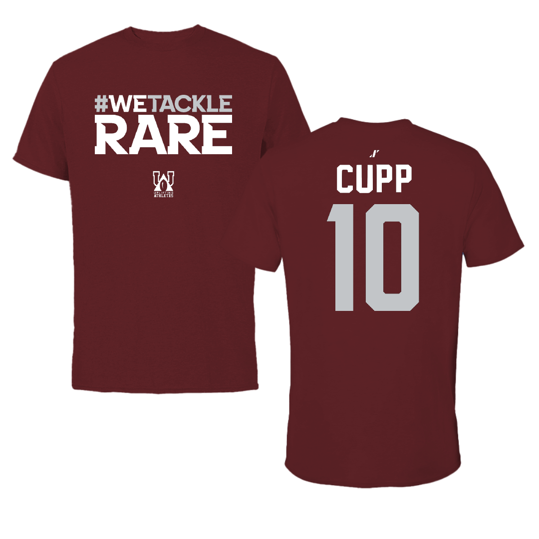 Mississippi State University Baseball Maroon Uplifting Athletes Performance Tee - #10 Dylan Cupp