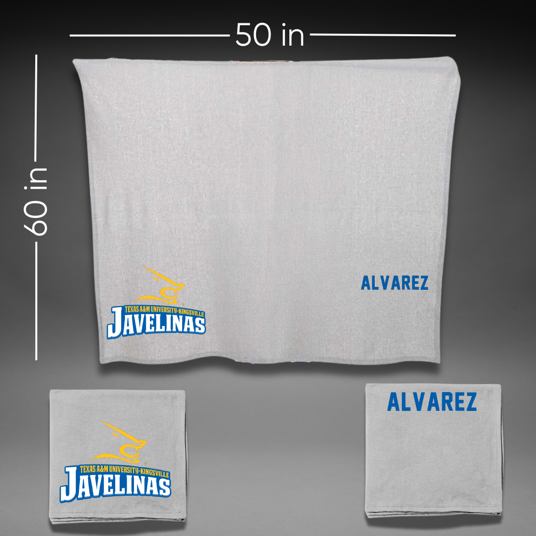 Texas A&M University-Kingsville TF and XC Gray Javelinas Blanket - Karina Alvarez