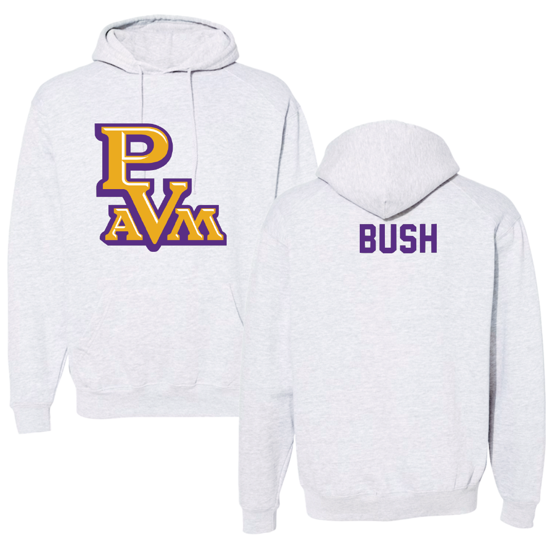 Prairie View A&M University Basketball Light Gray Hoodie - Braelon Bush