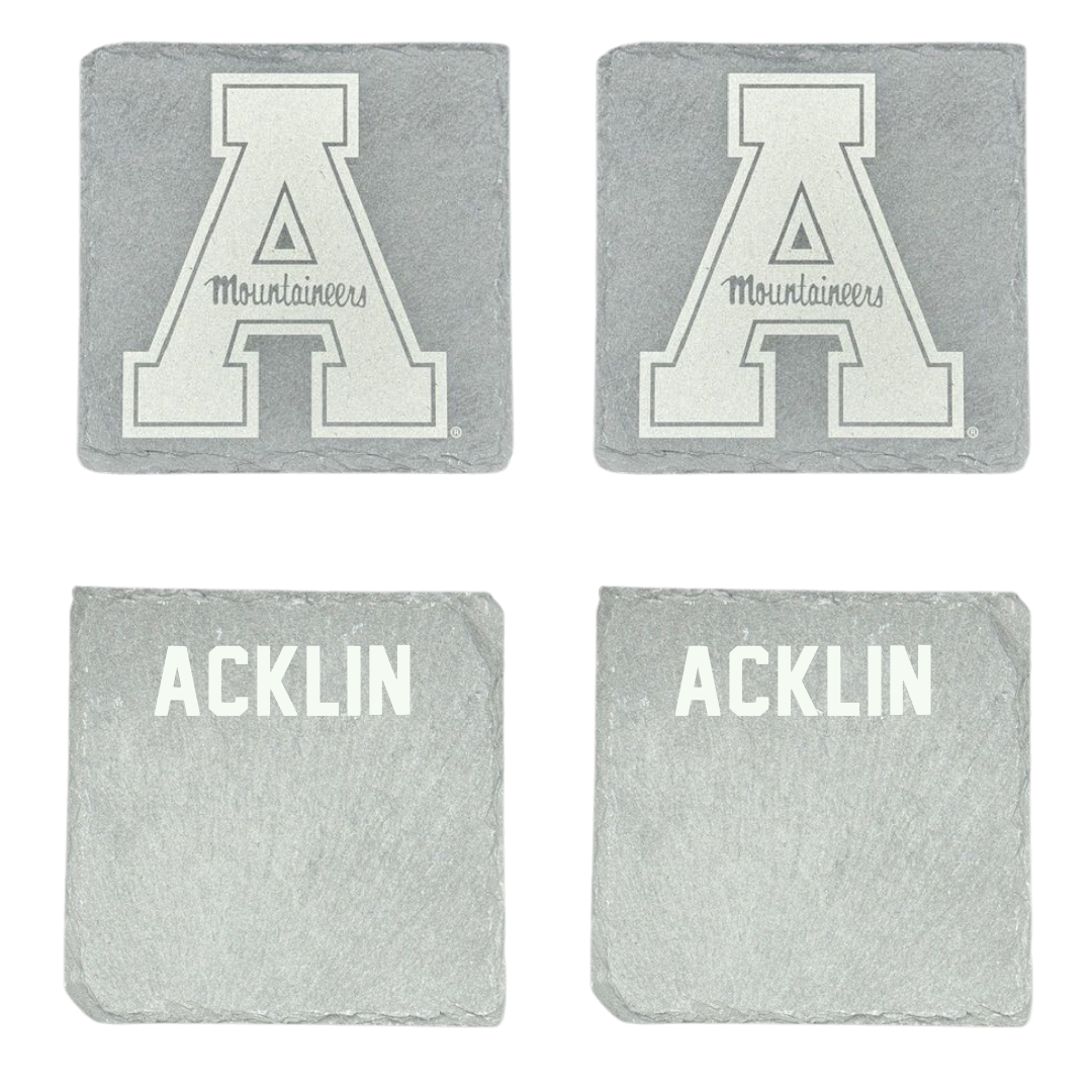 Appalachian State University Wrestling Stone Coaster (4 Pack)  - Drake Acklin