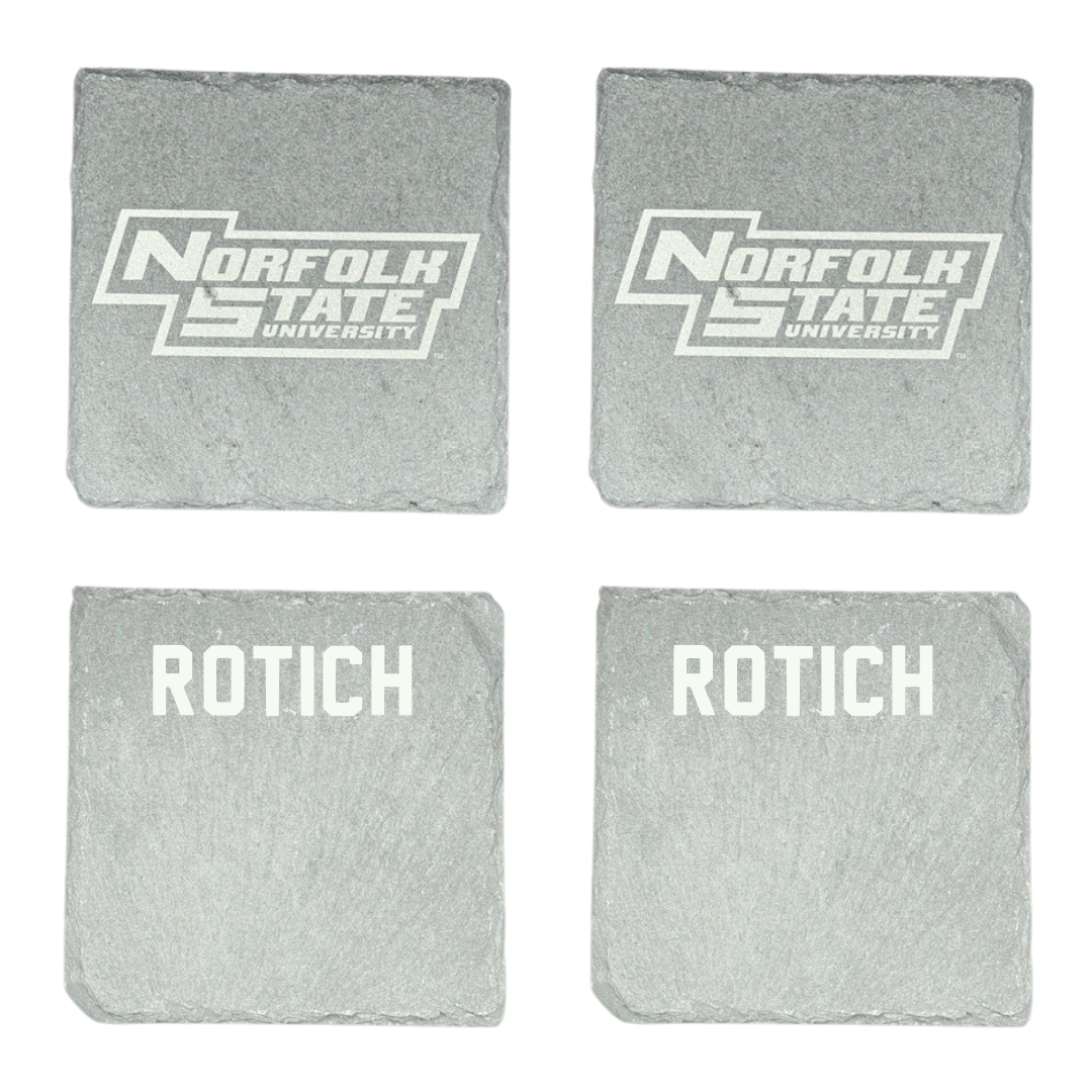 Norfolk State University TF and XC Stone Coaster (4 Pack)  - Brian Rotich
