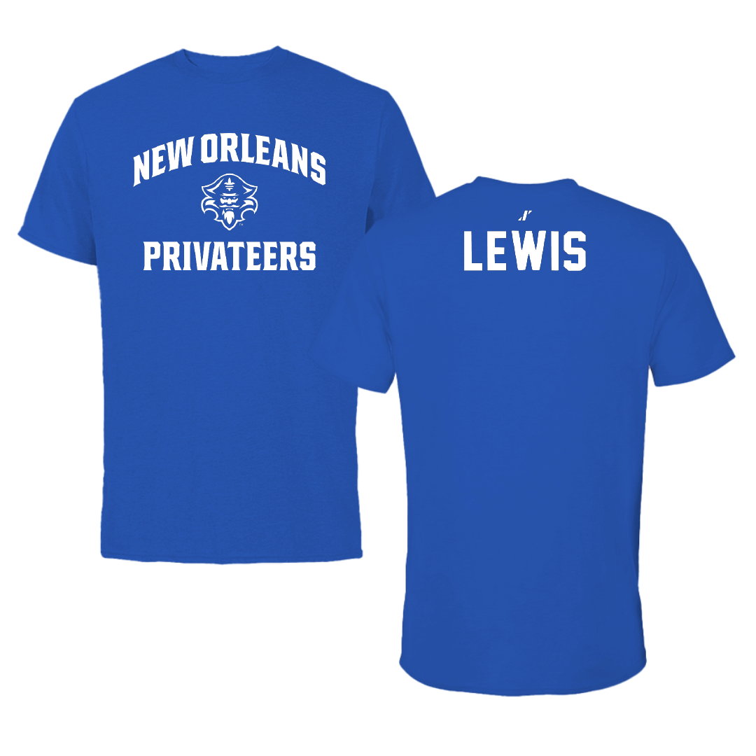 University of New Orleans POM Blue General Tee - Caylum Lewis