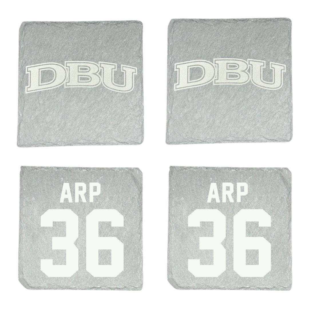 Dallas Baptist University STUNT Stone Coaster (4 Pack)  - #36 Ashtyn Arp