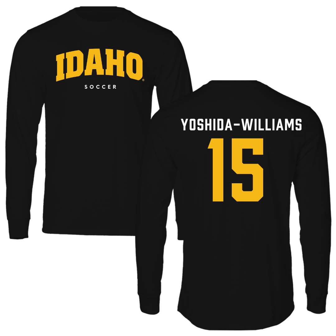 University of Idaho Soccer Black Long Sleeve - #15 Karli Yoshida-Williams