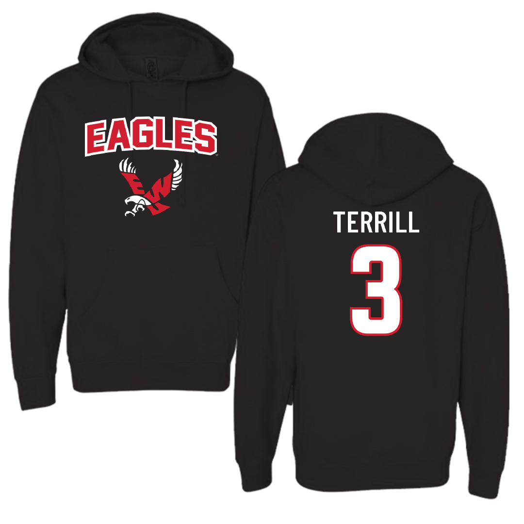 Eastern Washington University Soccer Black Hoodie - #3 Grace Terrill