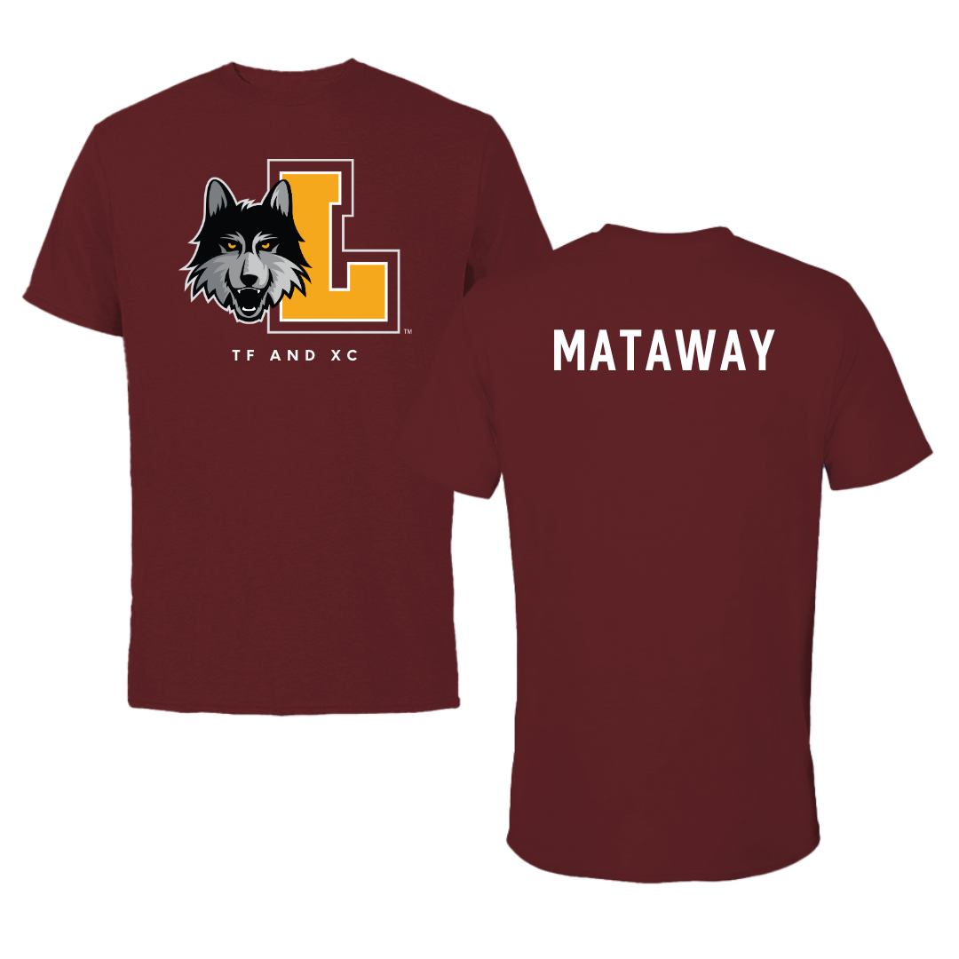 Loyola University-Chicago TF and XC Maroon Mascot Tee - Lily Mataway
