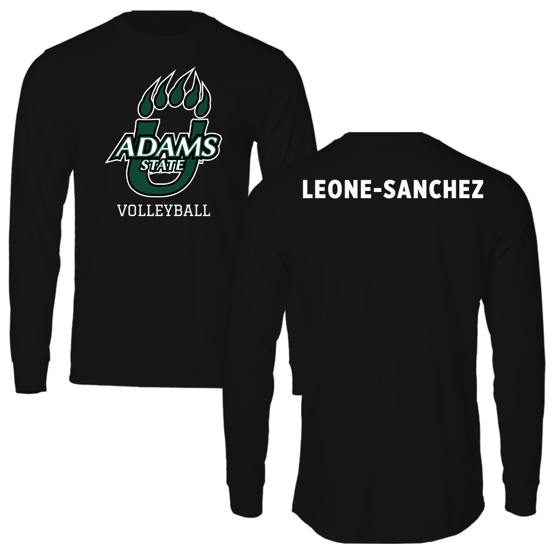 Adams State University Volleyball Black State Long Sleeve - Sierra Leone-Sanchez