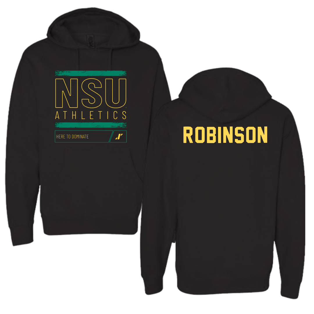Norfolk State University TF and XC Black Dominate Hoodie - Brooklyn Robinson