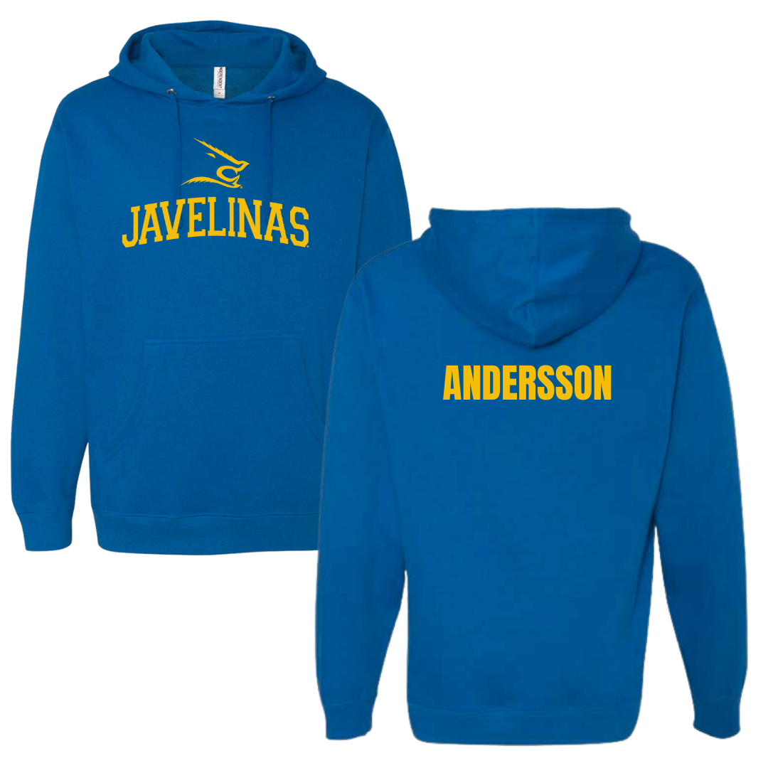 Texas A&M University-Kingsville Tennis Blue Hoodie - Annika Andersson