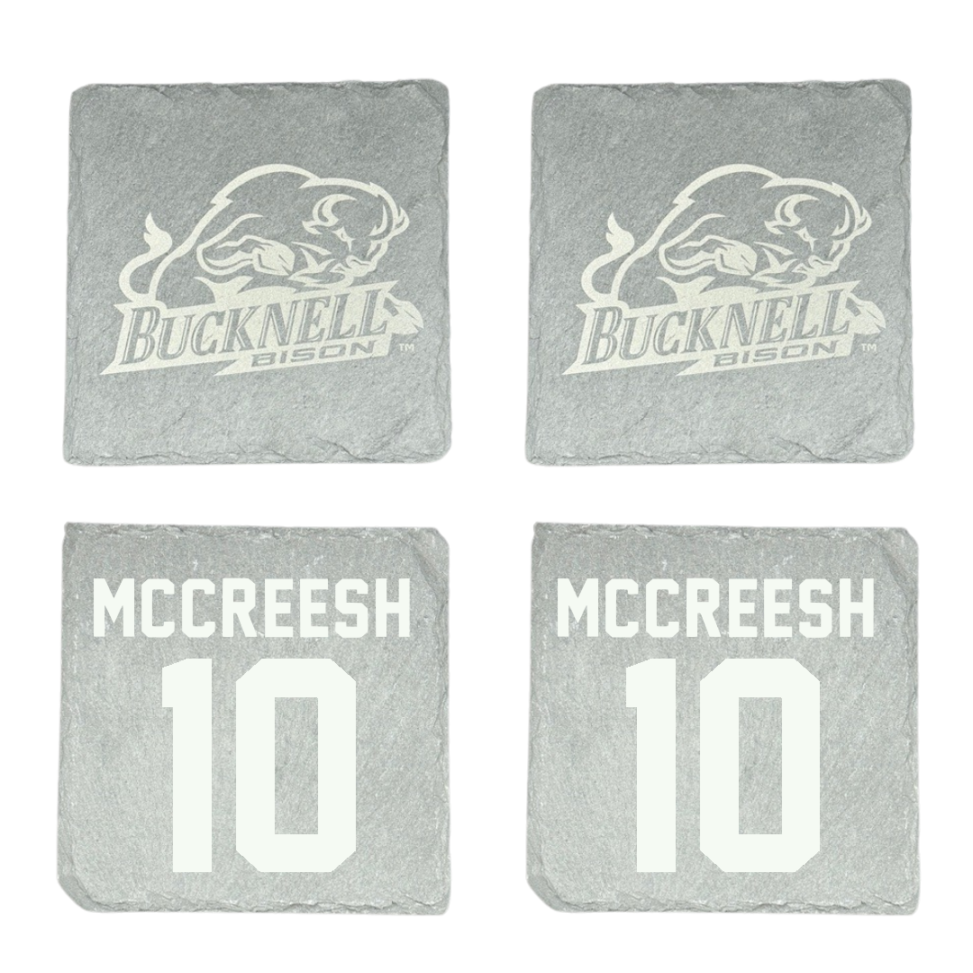Bucknell University Basketball Stone Coaster (4 Pack)  - #10 Brandon McCreesh