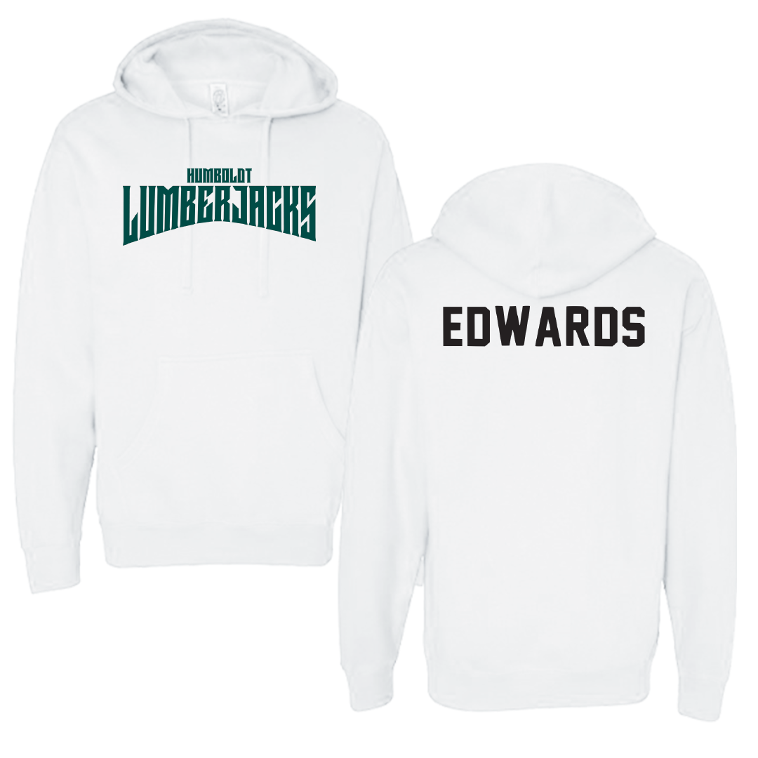 Cal Poly Humboldt Wrestling White Classic Hoodie - Andrew Edwards