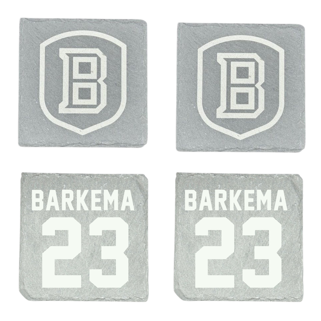 Bradley University Basketball Stone Coaster (4 Pack)  - #23 Reagan Barkema