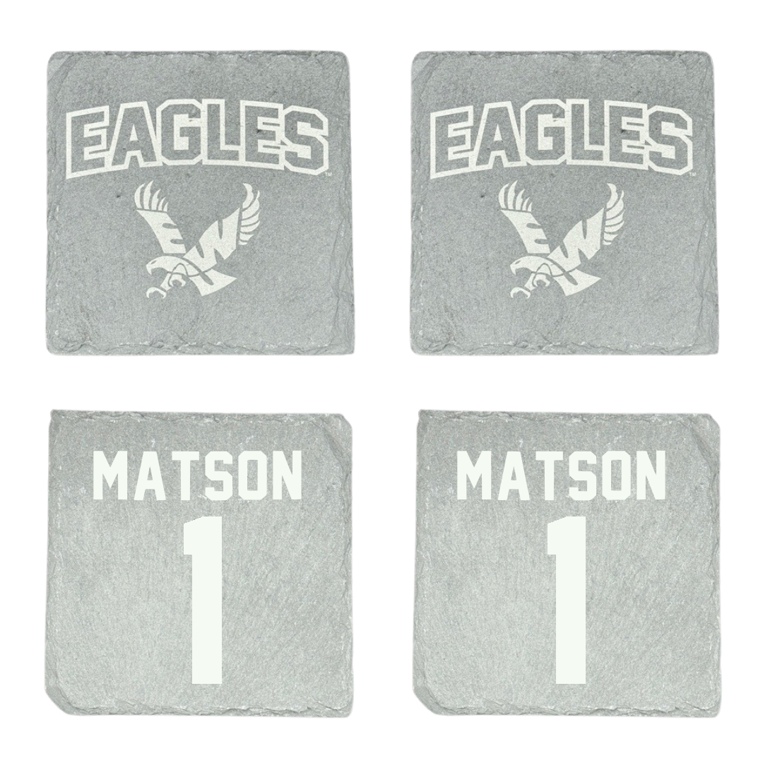 Eastern Washington University Soccer Stone Coaster (4 Pack)  - #1 Kiara Matson