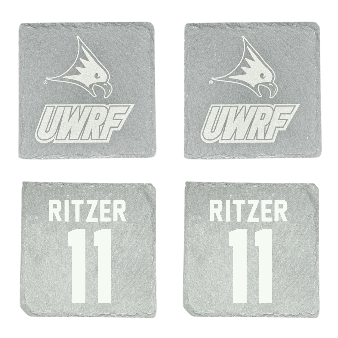 University of Wisconsin-River Falls Basketball Stone Coaster (4 Pack)  - #11 Jenna Ritzer