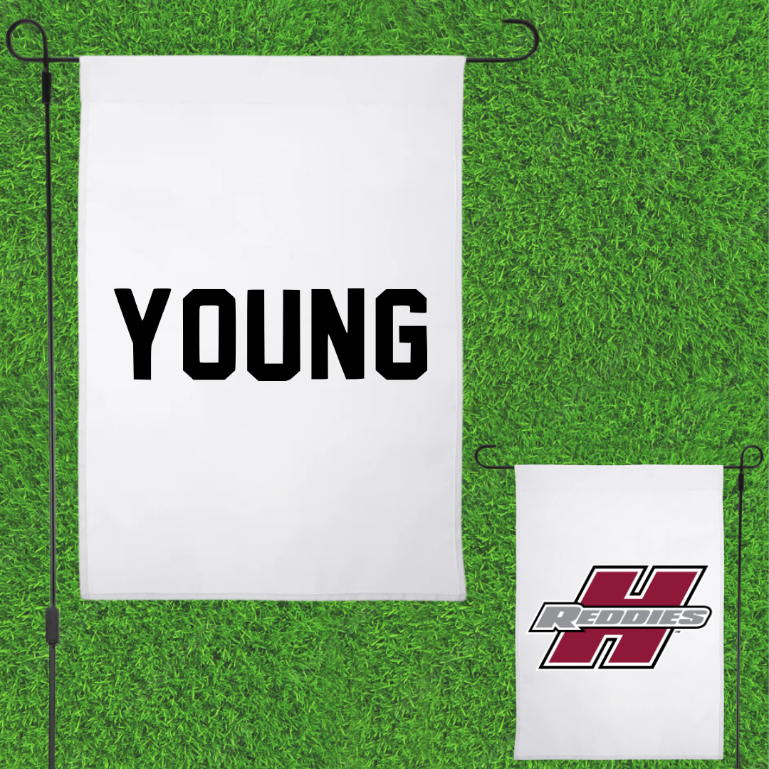 Henderson State University Cheer White Garden Flag - Gracie Young