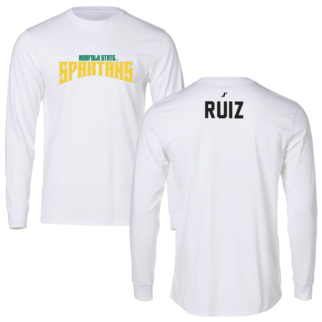 Norfolk State University Tennis White Classic Long Sleeve - Laura Ruiz