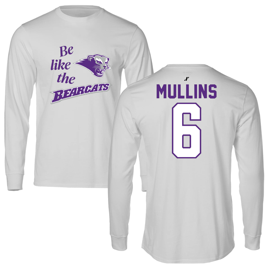 Southwest Baptist University Football Light Gray Be Like Us Long Sleeve - #6 Canaan Mullins