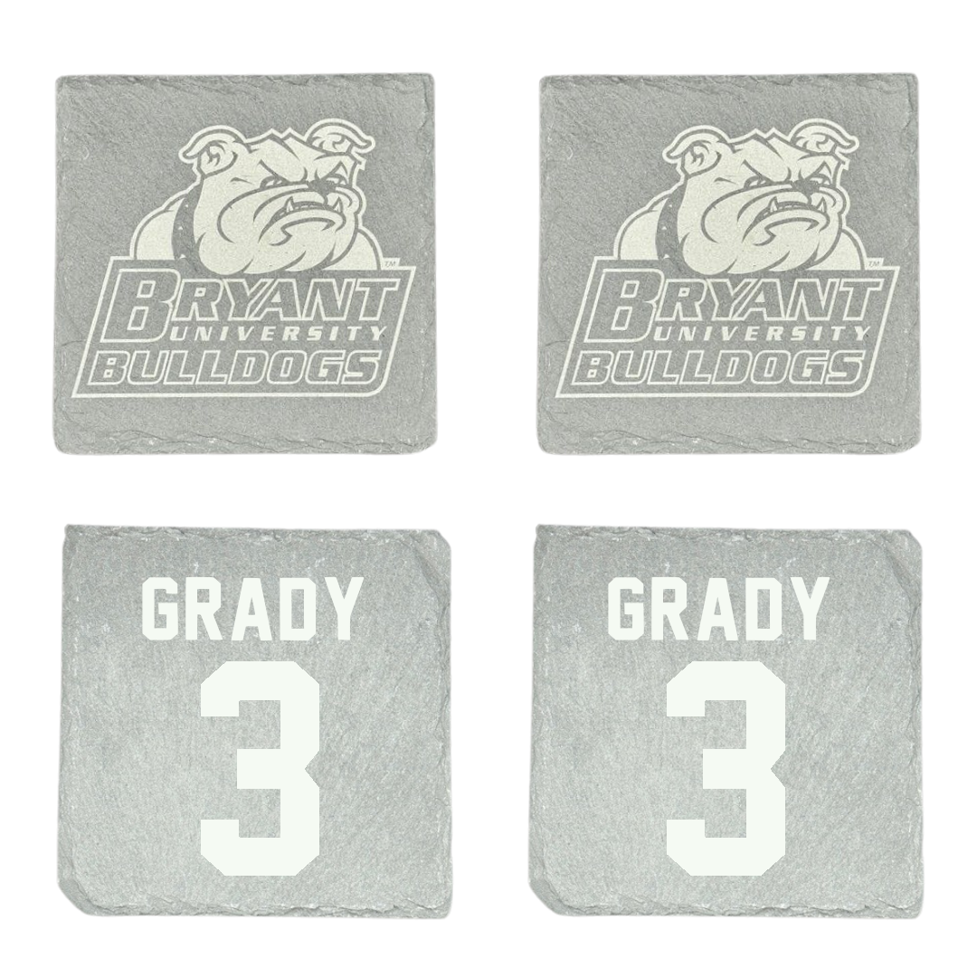 Bryant University Baseball Stone Coaster (4 Pack)  - #3 Shea Grady