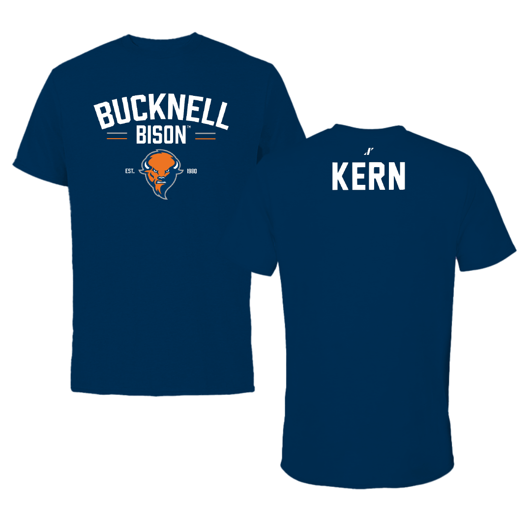 Bucknell University TF and XC Navy General Tee - Grant Kern