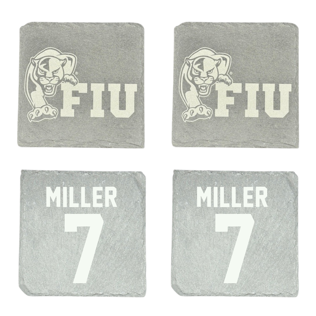 Florida International University Volleyball Stone Coaster (4 Pack)  - #7 Madisen Miller