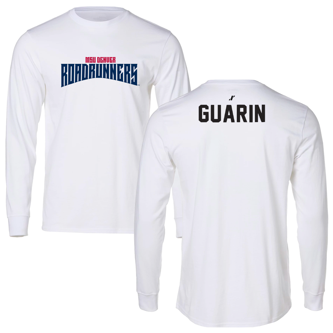 Metropolitan State University of Denver Tennis White Classic Performance Long Sleeve - Monica Guarin