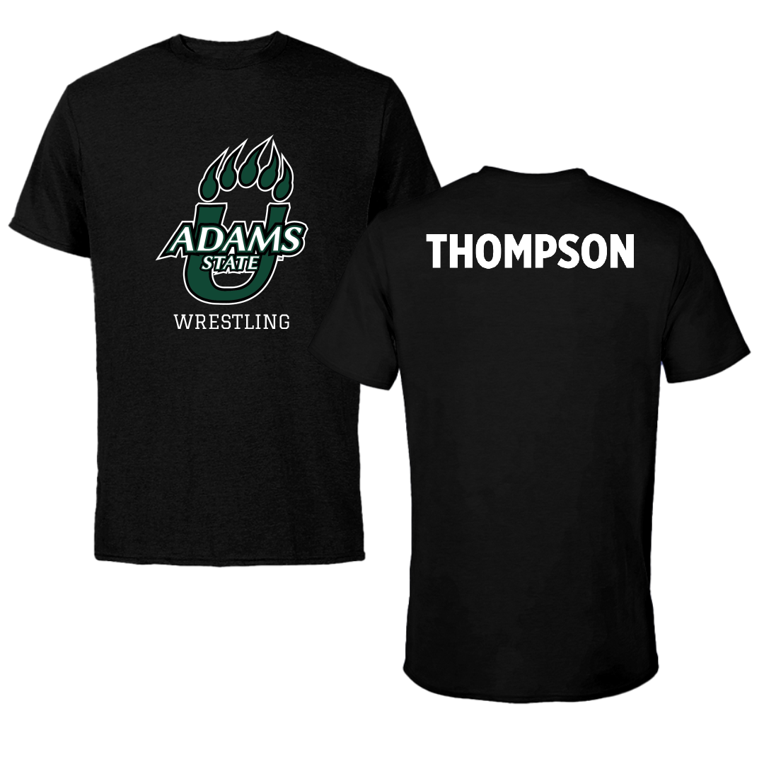 Adams State University Wrestling Black State Performance Tee - Kieran Thompson