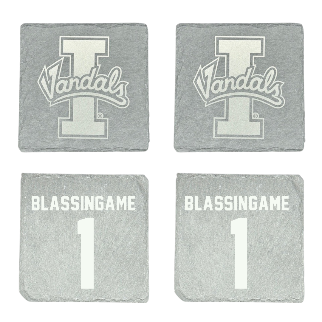 University of Idaho Basketball Stone Coaster (4 Pack)  - #1 Trevon Blassingame
