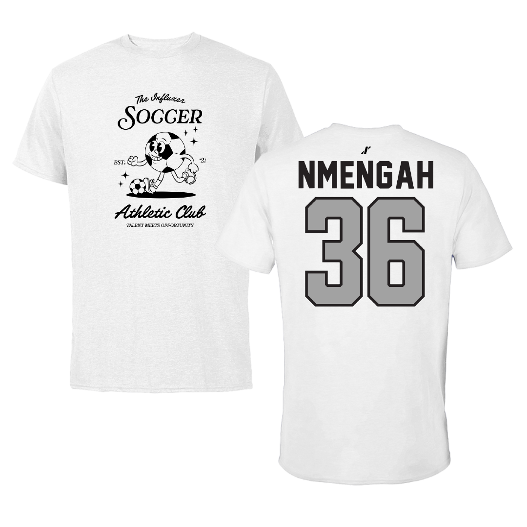 Soccer White Influxer Athletic Club Tee - #36 Franc Nmengah