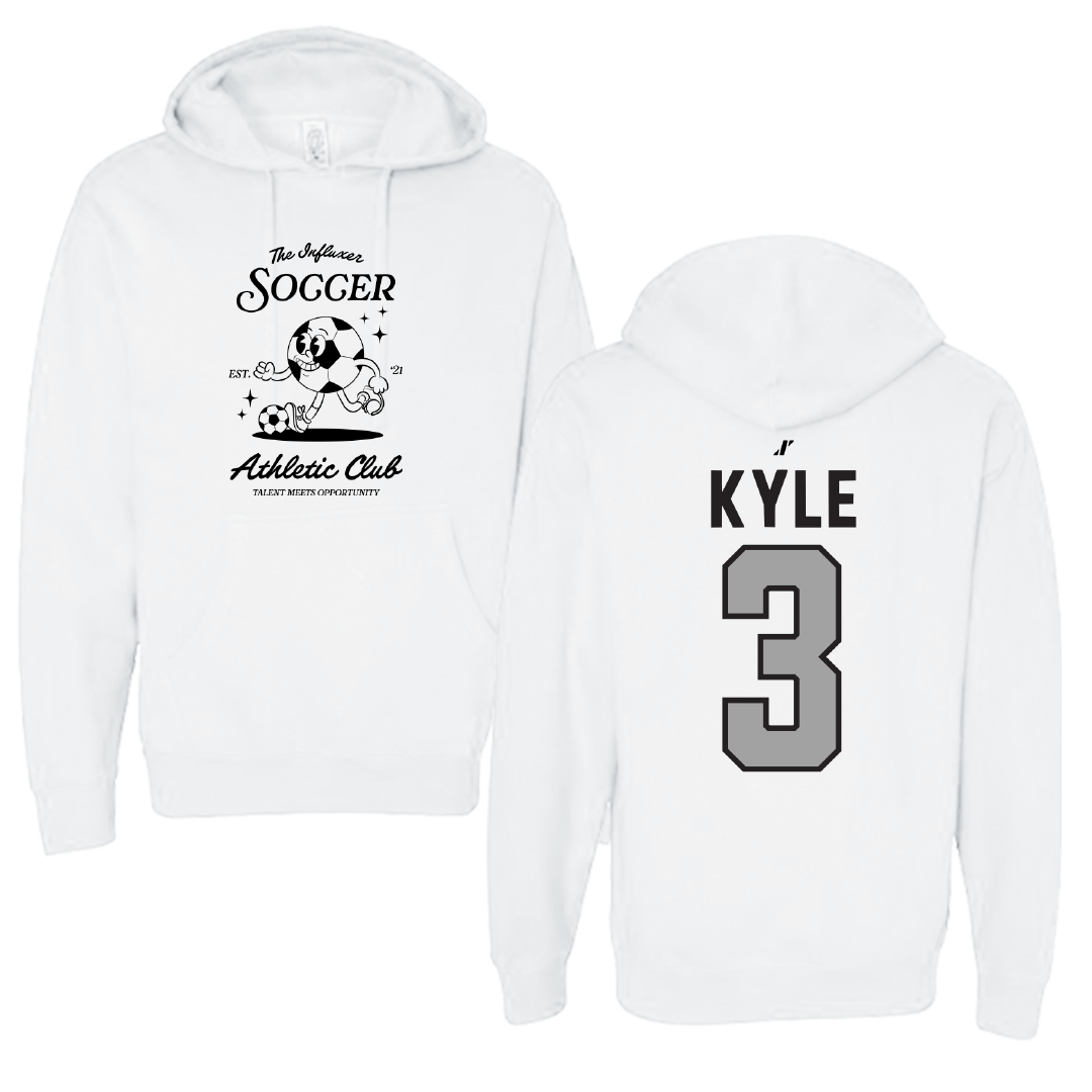 Soccer White Influxer Athletic Club Hoodie - #3 Avery Kyle