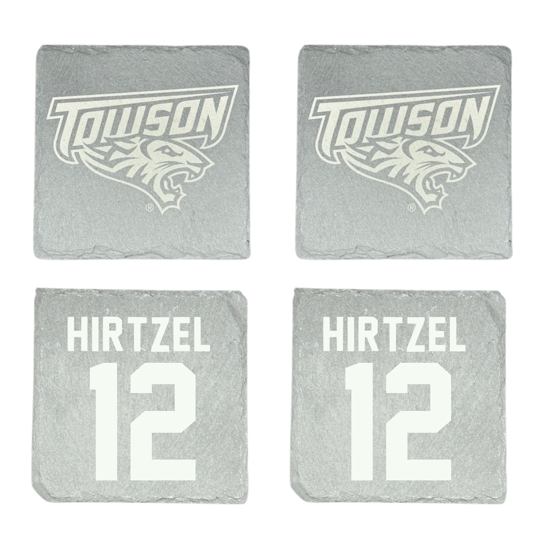 Towson University Field Hockey Stone Coaster (4 Pack)  - #12 Lexi Hirtzel