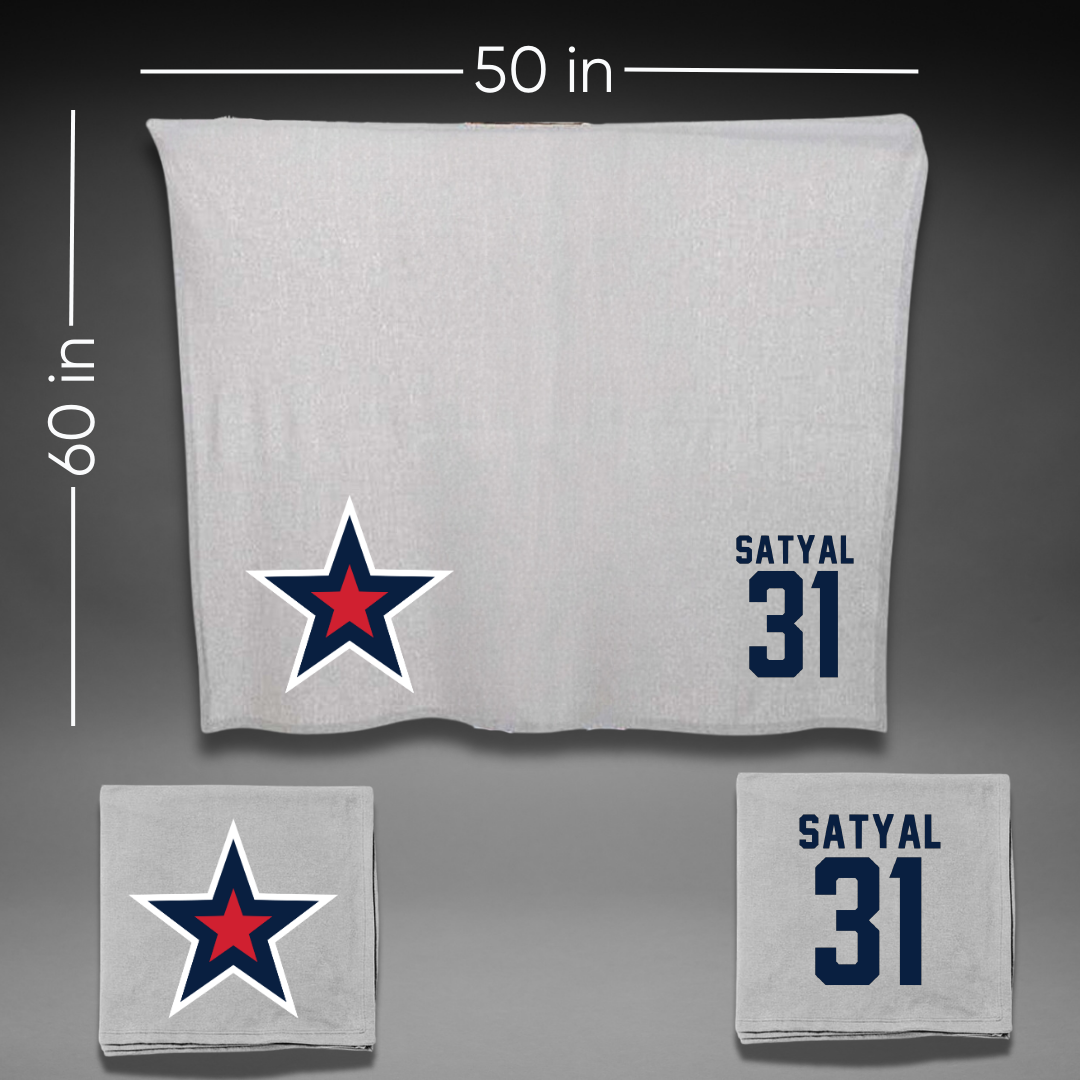 Robert Morris University Soccer Gray Blanket - #31 Deetya Satyal