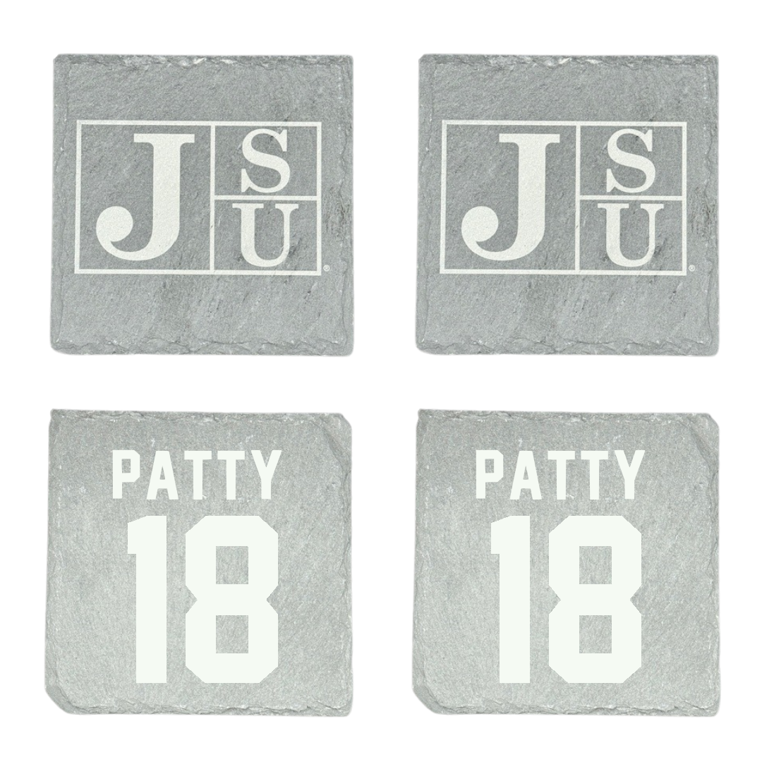 Jackson State University Baseball Stone Coaster (4 Pack)  - #18 Tyshon Patty