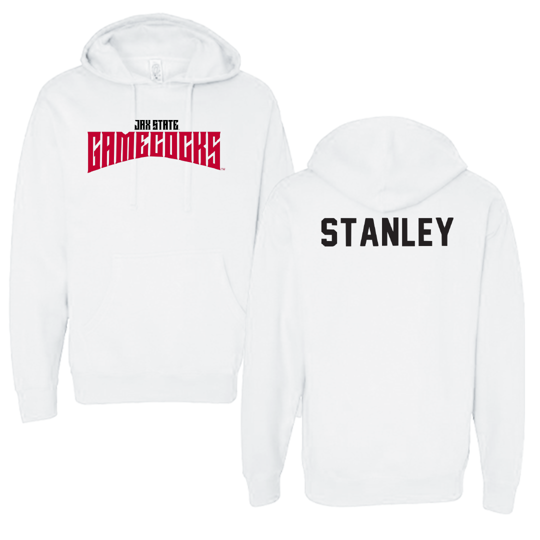 Jacksonville State University TF and XC White Classics Hoodie - Kayley Stanley