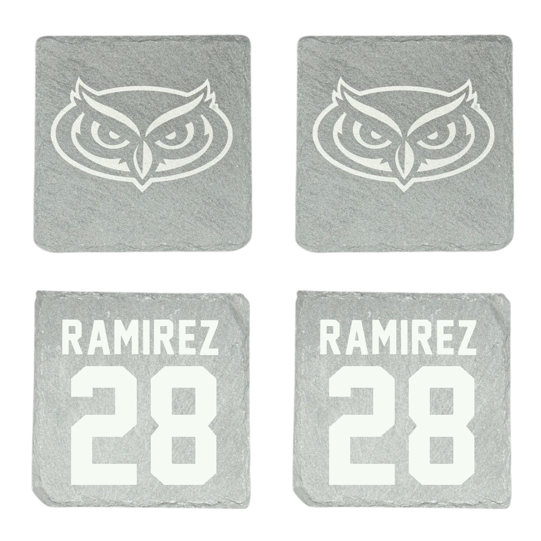 Florida Atlantic University Soccer Stone Coaster (4 Pack)  - #28 Jianna Ramirez