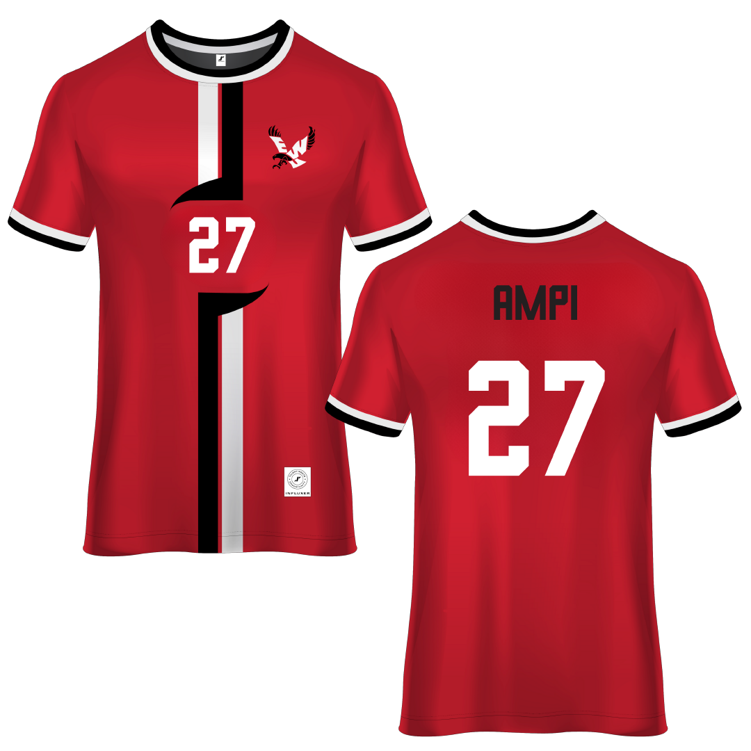 Eastern Washington University Red Soccer Jersey - #27 Ryanne Ampi