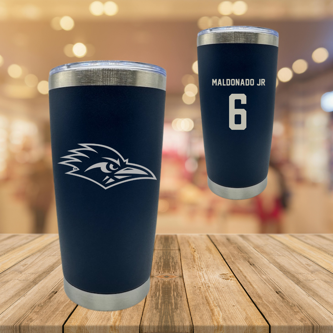 University of Texas at San Antonio Baseball Navy Stainless Steel Tumbler - #6 John Maldonado Jr